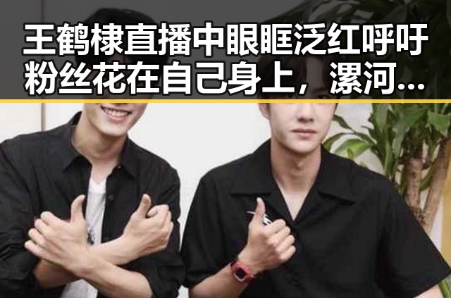 王鹤棣直播中眼眶泛红呼吁粉丝花在自己身上,漯河交通事故引发关注